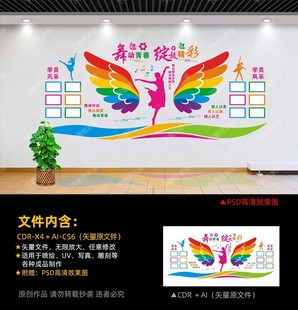 舞蹈室文化墙