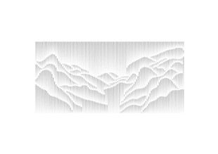 立体山川图案山水 水墨