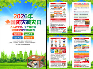 全国防灾减灾日挂图