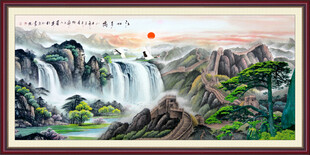 长城山水画