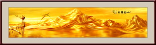 日照金山国画