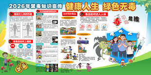 2026禁毒展板