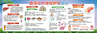 酒精性肝硬化医院宣传展板