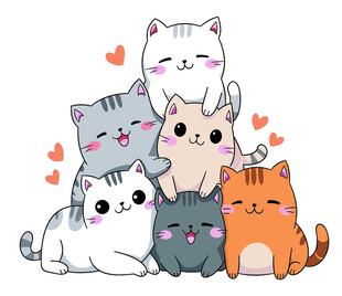 猫 