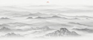 新中式意境山水画