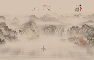 意境山水画