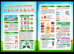 2026世界无烟日宣传单