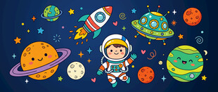 卡通星空