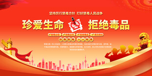 珍爱生命拒绝毒品宣传背景