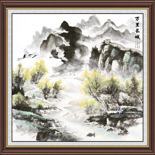 万里长城国画