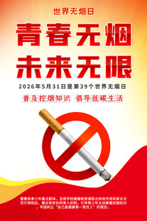 禁烟宣传海报