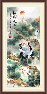 松鹤水墨素材-松鹤水墨图片-松鹤水墨设计模板-昵图网
