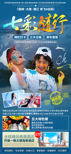 西双版纳旅游海报