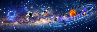 宇宙星空太阳系
