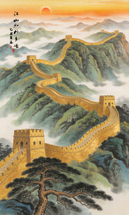 长城玄关装饰画