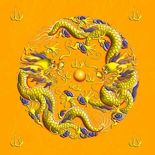 双龙戏珠