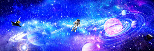 蓝色星空
