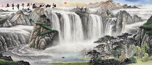山水中堂画