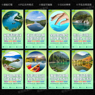 河道整治展板