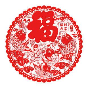 福字门贴窗花玻璃贴过年新年装饰