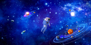 宇宙星空太阳系