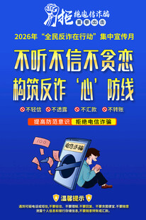 反诈宣传海报