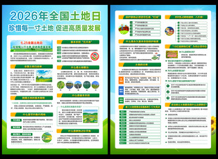 2026年全国土地日宣传单