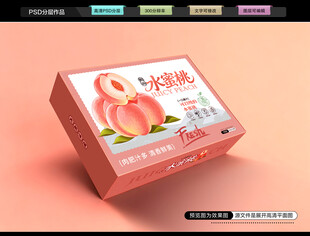 水蜜桃礼盒 桃子包装