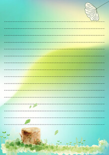 清新田园风信纸背景图