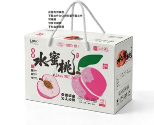 桃子包装 水蜜桃礼盒