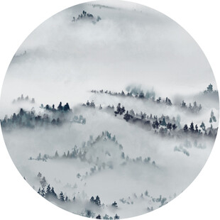水墨山水意境图