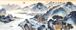 古典山水画仿古山水画