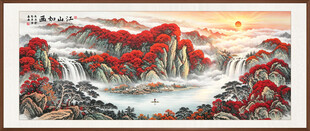 鸿运当头国画