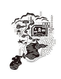 酿酒图 白酒插画