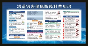 洪涝灾害健康防疫科普知识