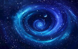 漩涡星空天顶画
