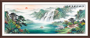国画山水装饰画