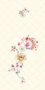 中式花卉汉服