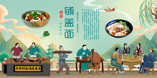铺盖面