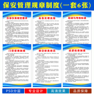 保安管理制度