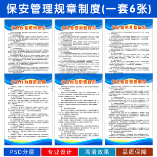 保安管理规章制度