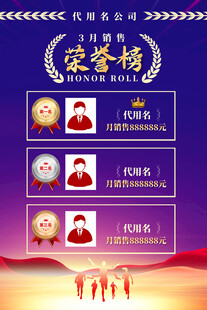 销售荣誉榜