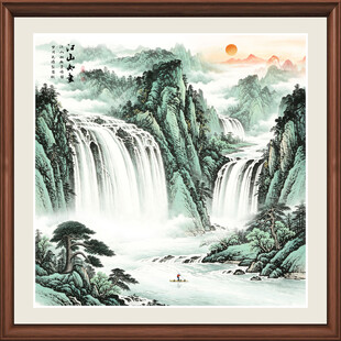 江山如画旭日东升