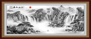 水墨国画山水