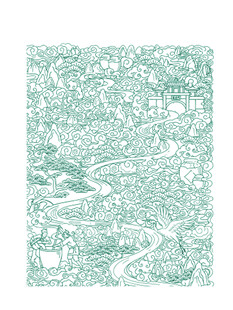 白酒插画 酿酒图