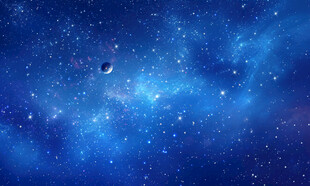 银河宇宙星空背景墙