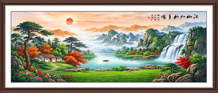 迎客松挂画