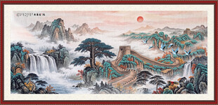 长城山水画