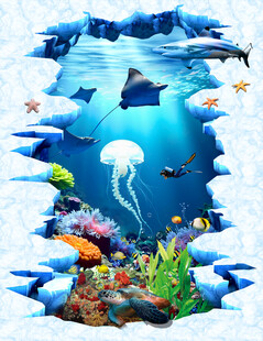 3D创意海底