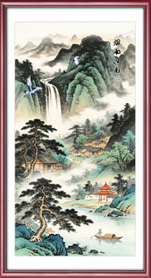 巨幅山水画